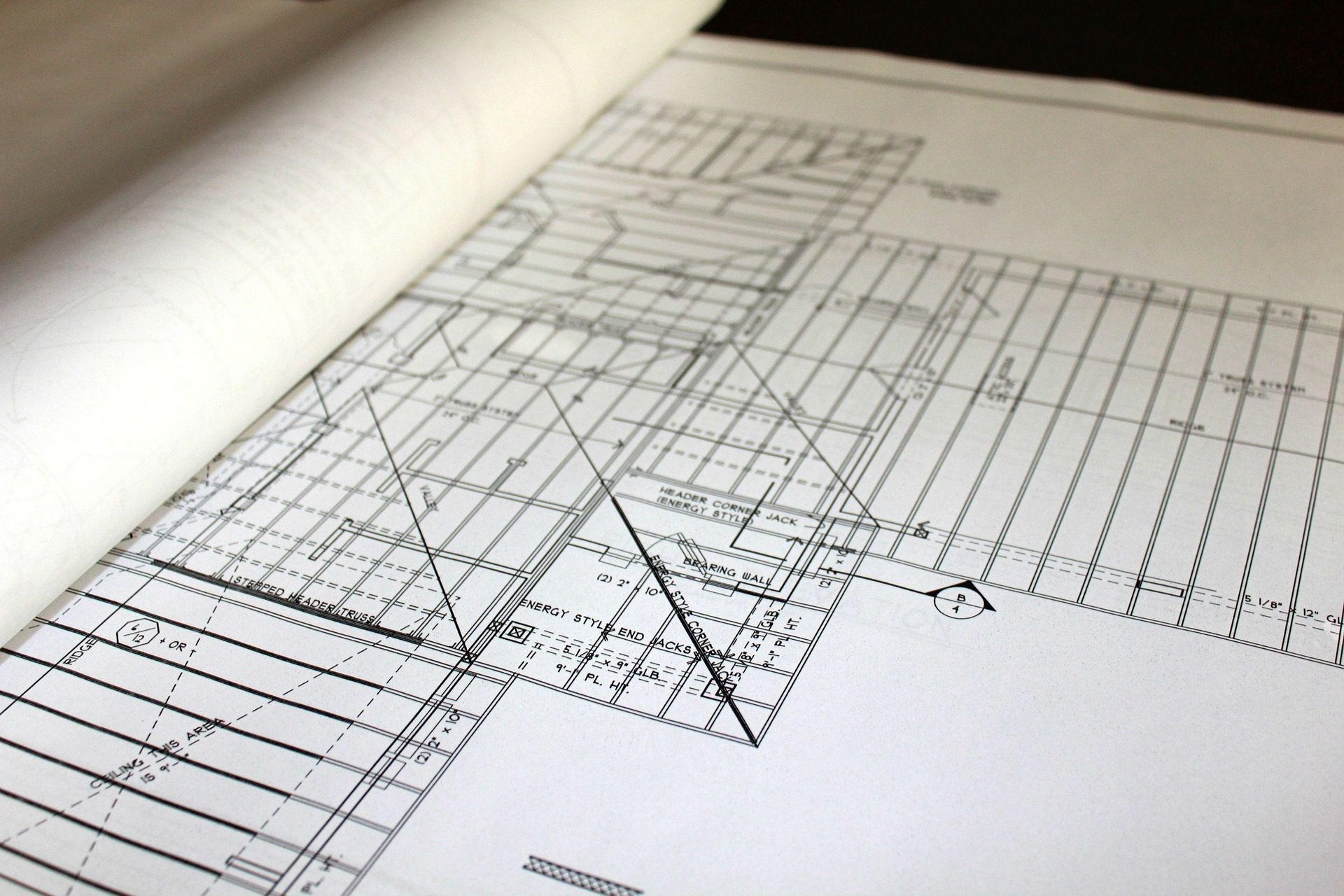 blueprints-894779_1920 A close up of the lines on a building plan